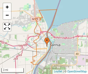 Area schools map